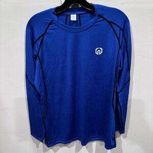 Men's Blue long sleeve / crew neckRunning tee SZ: XL